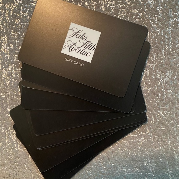 Saks Gift cards $1000 (10 cards of 100 dollars) - Picture 3 of 3